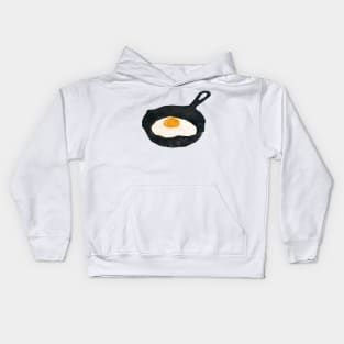 Fried egg Kids Hoodie